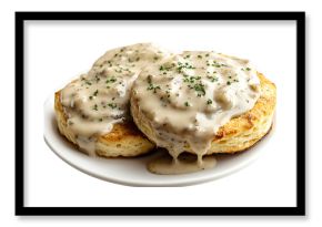 PNG Delicious biscuits with creamy gravy