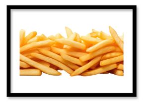 PNG French fries line horizontal border food white background condiment.