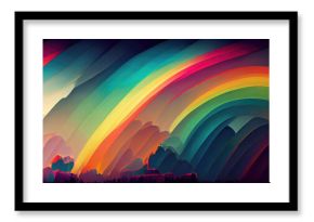 Modern abstract rainbow color wallpaper background design