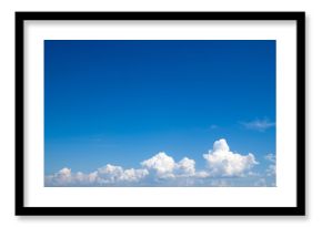 blue sky background with tiny clouds