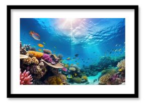 Explore the captivating marine haven of the Great Barrier Reef, where underwater photographers and ocean lovers delight in vibrant sea life.
