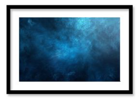 Dark Blue Smoke: Abstract Texture with Mystic Gradient and Soft Light