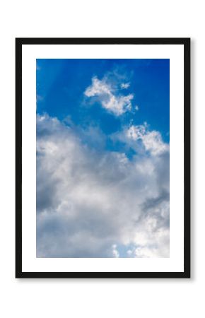 Beautiful blue sky and clouds natural background