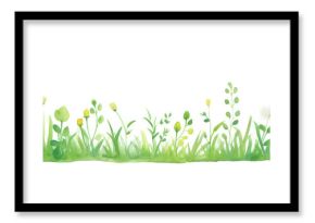 PNG Grass as divider watercolor flower asteraceae graphics.