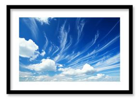 青空　雲　生成AI　背景　