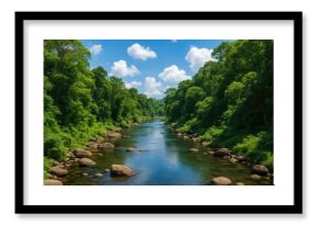 Attappadi region's Bhavani River in Kerala