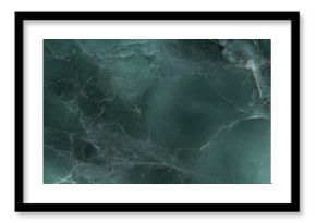 Elegant Dark Green Marble Texture Background with Intricate Veins for Sophisticated Luxury Decor