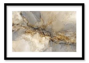 Elegant Grey Beiges Marble with Abstract Patterns and Natural Stone Texture for Backgrounds