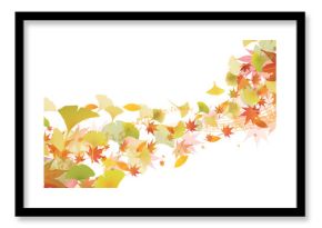 紅葉　イチョウ　秋　背景 