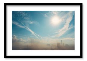 Weather and climate signs: contrails compared to pollution