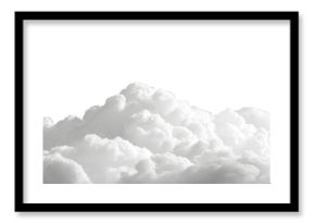 white clouds in sky or cloudscape texture isolated on white or transparent png
