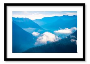 Aerial View of Mt. Baker-Snoqualmie National Forest
