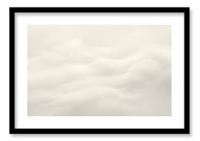 Abstract cream color cloud background with soft and gentle texture. Cloud dancer color palette concept for backdrop or design element.