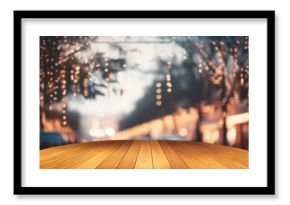 Snowy winter street classic background