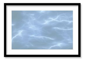 White water wave light surface overlay background. 3d clear ocean surface pattern with reflection effect backdrop. Marble desaturated texture.