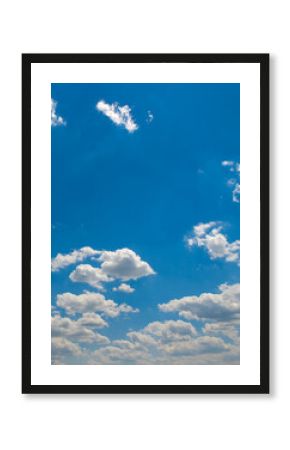 blue sky covered white clouds