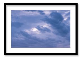 panorama of stormy sunset sky in Missouri