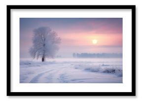 Winter landscape outdoors nature plant.