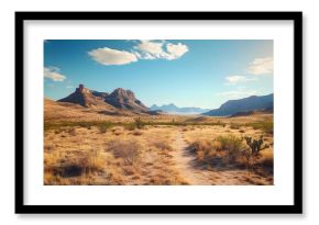 Mountain desert texas background landscape. Wild west western adventure explore inspirational vibe