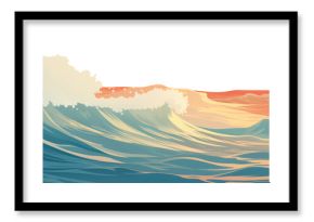 PNG Ocean wave landscape outdoors nature.
