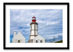Cape Espichel Lighthouse in Portugal is a coastal lighthouse located in the parish of Castelo, district of Setubal