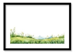Green field backgrounds grassland landscape.