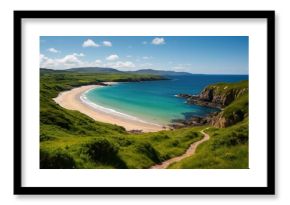 Coastal scenery in a rural area of Donegal