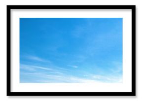 clear blue sky with clouds