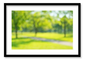 Abstract blurred urban park scenery with bokeh effects - Nature-inspired design