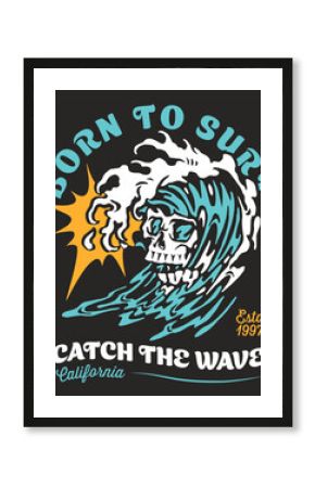 Catch the wave with a surf-inspired design