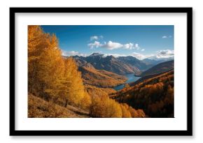Breathtaking fall scenery in the highlands featuring a natural autumn vista.
