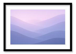 Minimal abstract gradient hills wallpaper in violet lavender