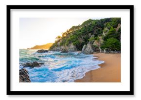 Cala Boadella Beach, Lloret de Mar, Costa Brava, Spain