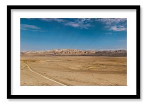 Wide view of the arid savanna landscape in Vashlovani Nature Reserve