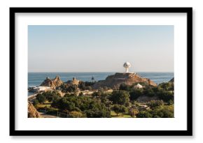 Hillside view of Riyam Park in Muscat