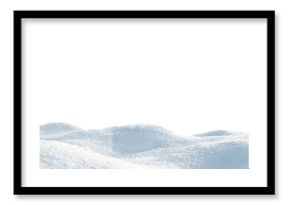 Png Frozen Snowdrifts and Powder Texture on Transparent Background. Realistic Winter Snowfall with Soft Snowy Banks 