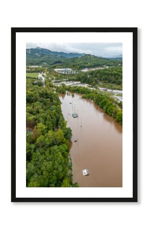 flooding from Hurricane Helene in Western North Carolina