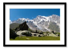 The Monte Rosa and Punta Gnifetti paks - Valle Anzasca valley.