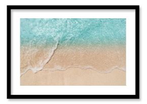 Beautiful sea wave view from above 
