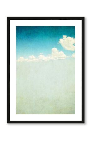 retro image of cloudy sky