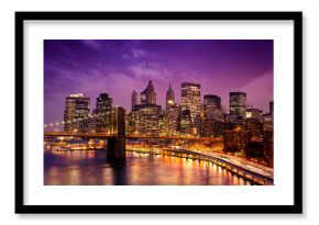 New York Manhattan Pont de Brooklyn