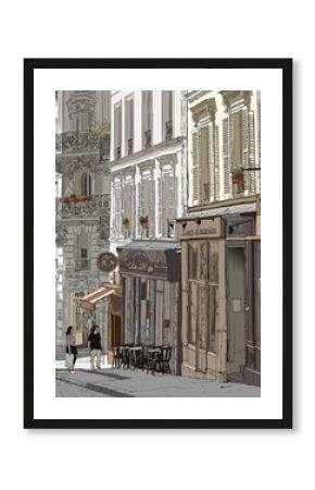 Ulica w Montmartre