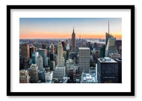 New York Skyline at sunset