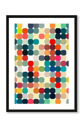 Abstract geometric retro pattern seamless for your design