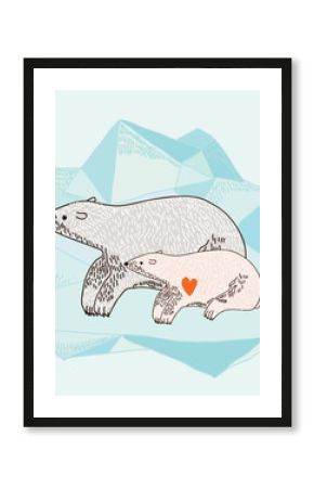 Mother with Polar Bear