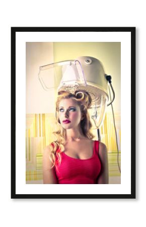 retro hairstyle