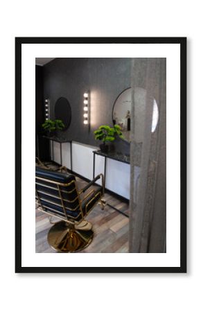 Modern hair barbershop salon interior design