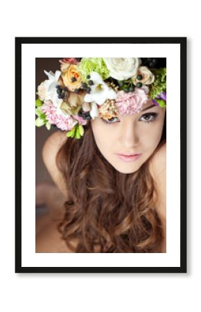 Sexy girl with bunch 