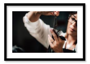 Hair Salon, Beautiful Young Woman