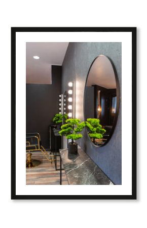 Modern hair barbershop salon interior design